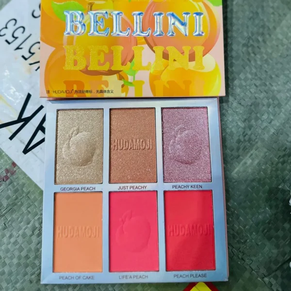 HudaMoji Bellini Blush+Highlight