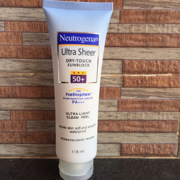 Neutrogena ultra sheer sunblock